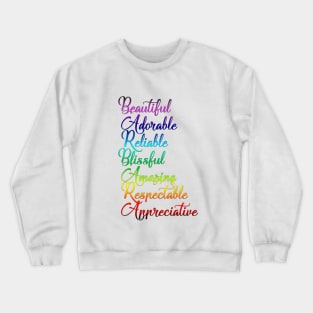 Gifts for BARBARA ~ Beautiful, Adorable, Reliable, Blissful... [ND#5C1V1] Crewneck Sweatshirt